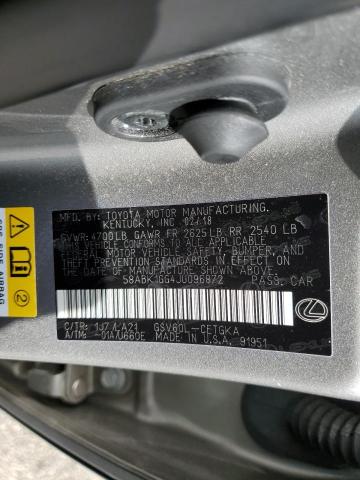 58ABK1GG4JU096872 Lexus ES 350