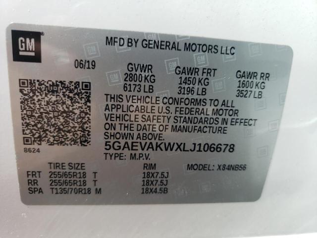 5GAEVAKWXLJ106678 Buick Enclave Essence