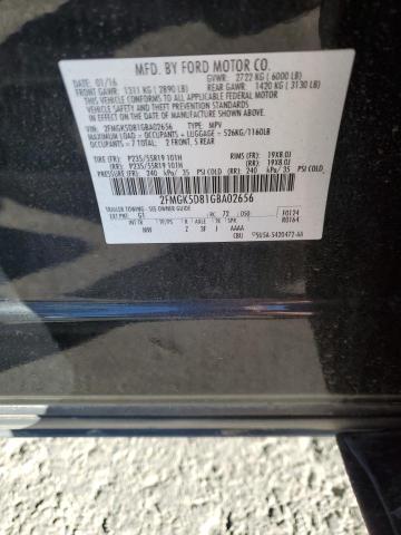 2FMGK5D81GBA02656 Ford Flex Limited