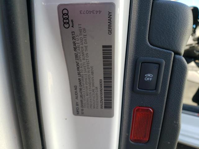 WAUDNAF4XHN046059 Audi A4 PREMIUM
