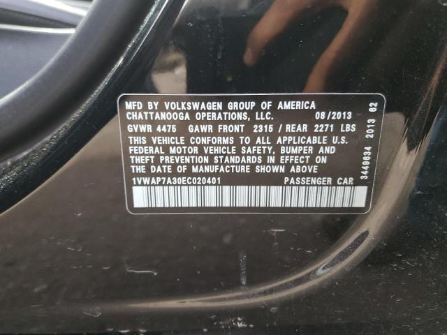 1VWAP7A30EC020401 Volkswagen PASSAT S