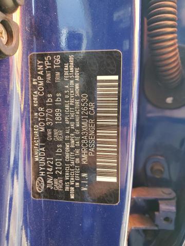 KMHRC8A3XMU126530 Hyundai Venue Sel