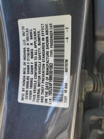 19XZE4F19ME001063 Honda Insight Lx