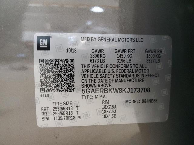 5GAERBKW8KJ173708 Buick Enclave Essence
