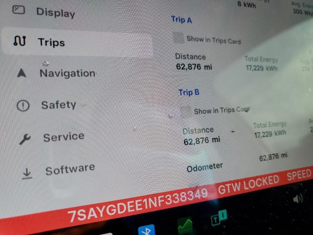 7SAYGDEE1NF338349 Tesla Model Y