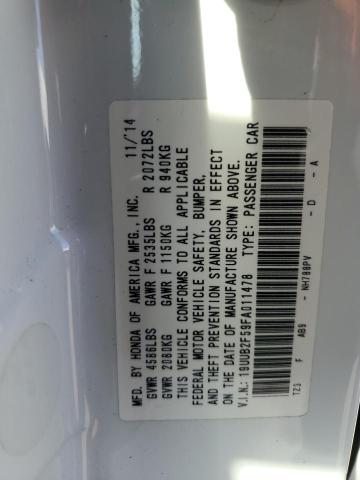 19UUB2F59FA011478 Acura TLX TECH