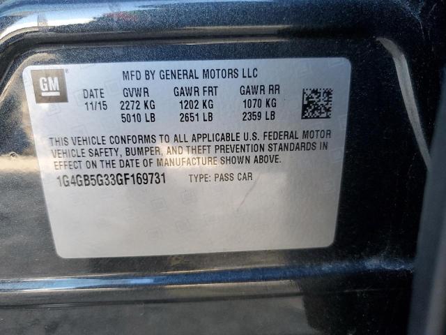 1G4GB5G33GF169731 Buick Lacrosse