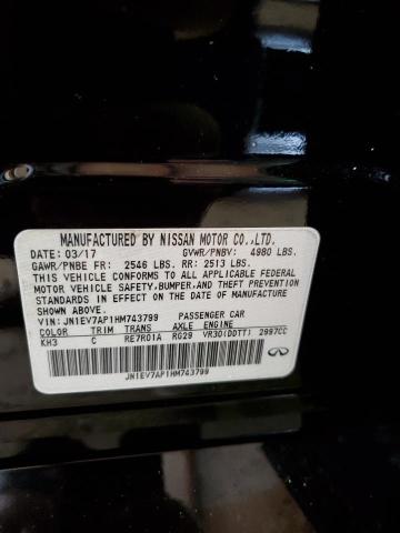 JN1EV7AP1HM743799 Infiniti Q50 Premium