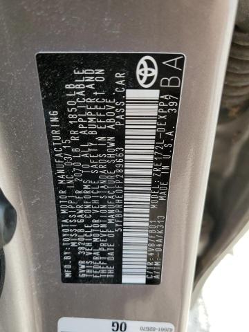 5YFBPRHE0FP289663 Toyota Corolla Eco