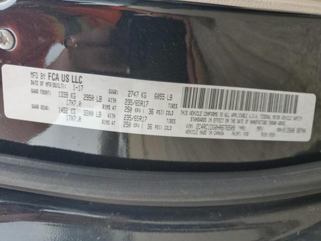 2C4RC1DG0HR676509 Chrysler Pacifica Touring