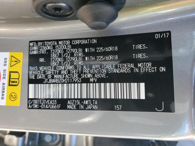 JTJBARBZ0H2117953 Lexus Nx 200t Base