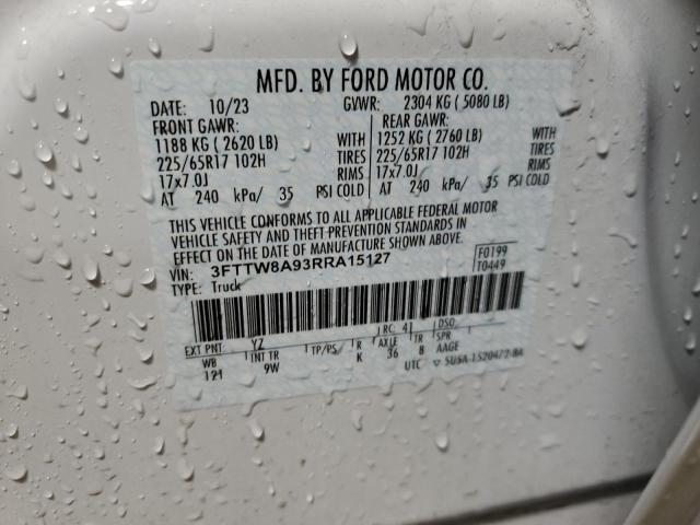3FTTW8A93RRA15127 Ford Maverick Xl