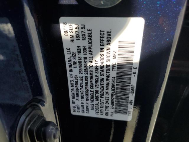 7FARW2H81JE095204 Honda CR-V EXL