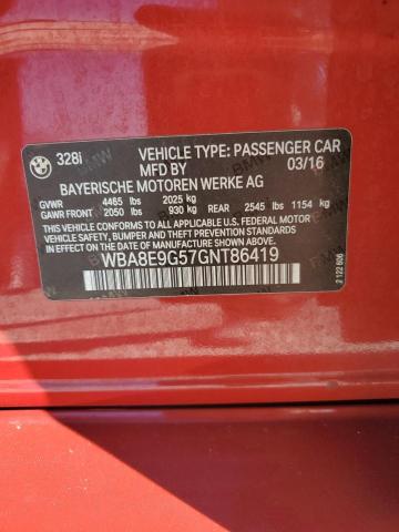 WBA8E9G57GNT86419 BMW 328 I Sulev