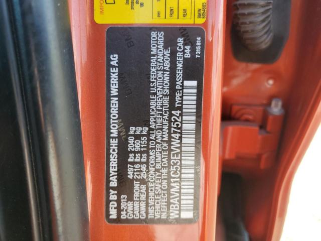 WBAVM1C53EVW47524 BMW X1 Sdrive28i