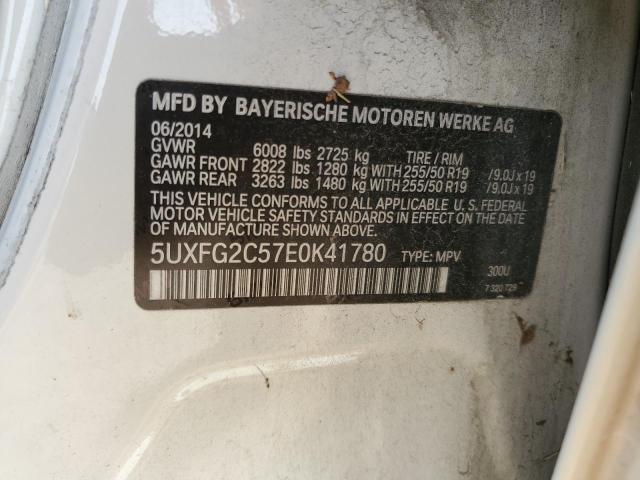 5UXFG2C57E0K41780 BMW X6 Xdrive35i