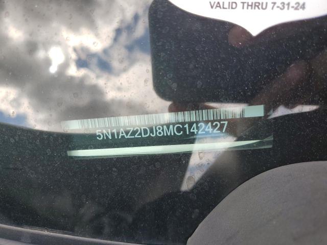 5N1AZ2DJ8MC142427 Nissan Murano Platinum