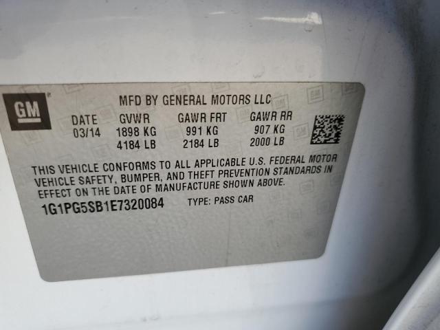 1G1PG5SB1E7320084 Chevrolet CRUZE LTZ