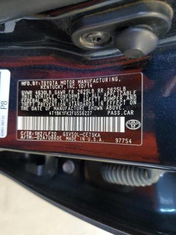 4T1BK1FK2FU556227 Toyota CAMRY XSE
