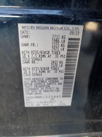 5N1DL0MM8LC515445 Infiniti QX60 LUXE
