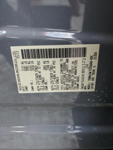 5N1BT3CB1PC801572 Nissan Rogue Sl