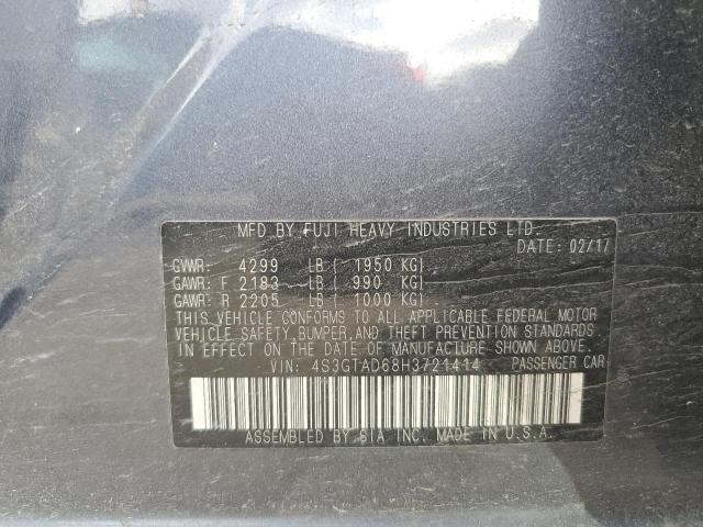 4S3GTAD68H3721414 Subaru Impreza Premium Plus