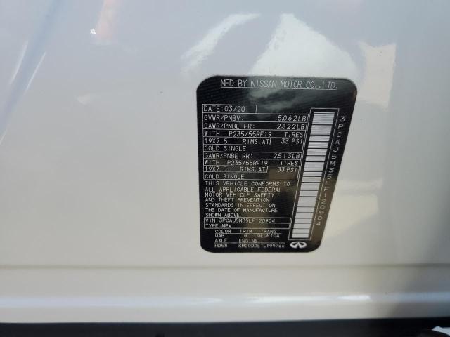 3PCAJ5M35LF120904 Infiniti Qx50 Pure