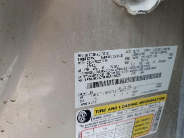 1FMJK2AT8JEA61020 Ford Expedition Max Limited