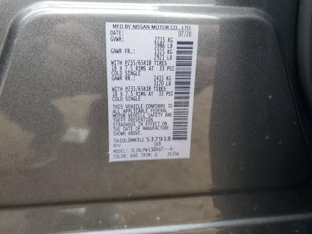 5N1DL0MM3LC537918 Infiniti QX60 LUXE