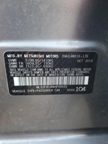 ML32F3FJ6KHF03535 Mitsubishi Mirage G4 Es