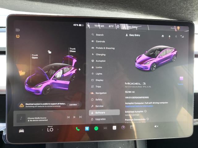 5YJ3E1EA0MF851812 Tesla MODEL 3