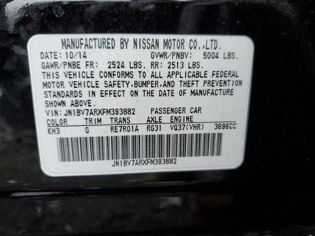 JN1BV7ARXFM393882 Infiniti Q50 BASE