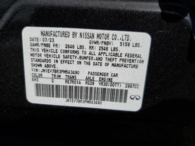 JN1EV7BR3PM543490 Infiniti Q50 LUXE