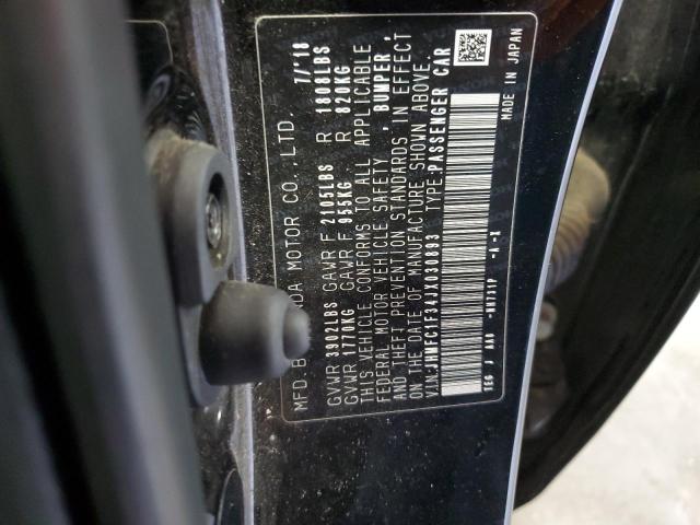 JHMFC1F34JX030893 Honda CIVIC EX