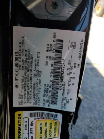 3FA6P0RU9KR223786 Ford Fusion Titanium