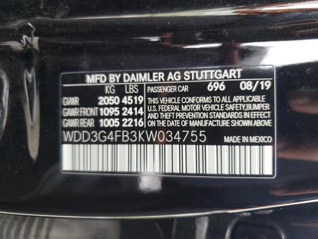 WDD3G4FB3KW034755 Mercedes-Benz A 220 4matic