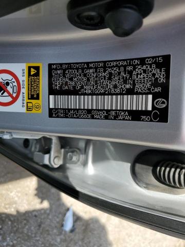 JTHBK1GG9F2183812 Lexus ES 350
