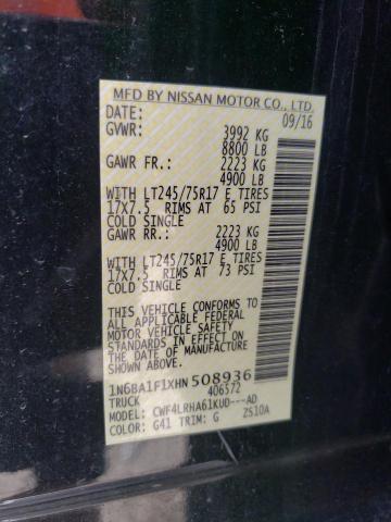 1N6BA1F1XHN508936 Nissan TITAN XD S