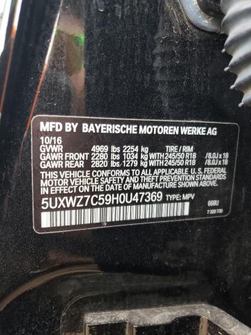 5UXWZ7C59H0U47369 BMW X3 Sdrive28i