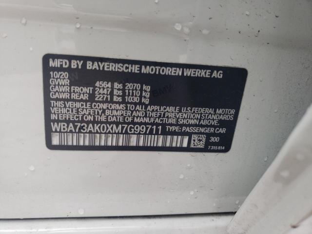 WBA73AK0XM7G99711 BMW 228XI