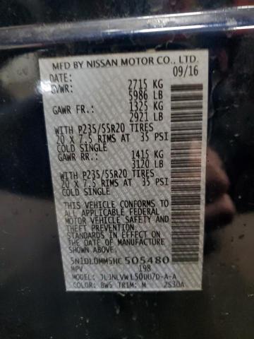 5N1DL0MM5HC505480 Infiniti QX60