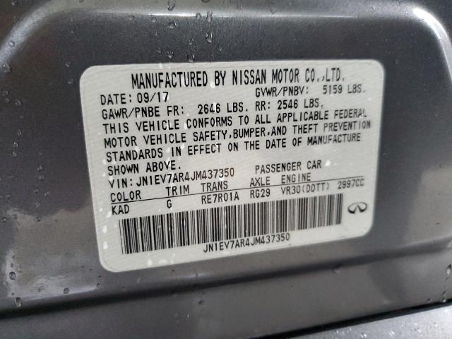 JN1EV7AR4JM437350 Infiniti Q50 LUXE