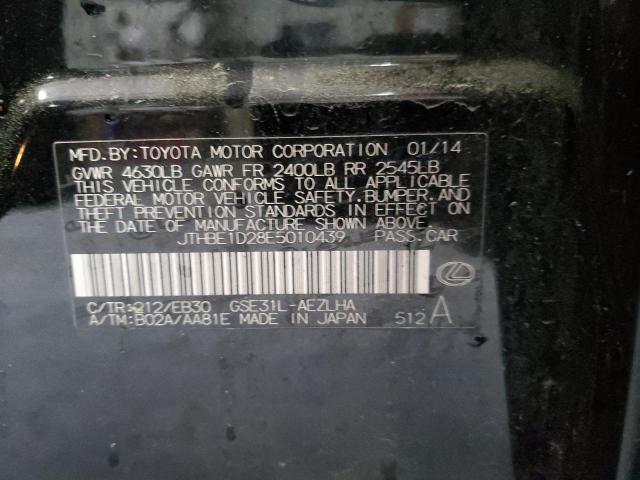 JTHBE1D28E5010439 Lexus IS 350