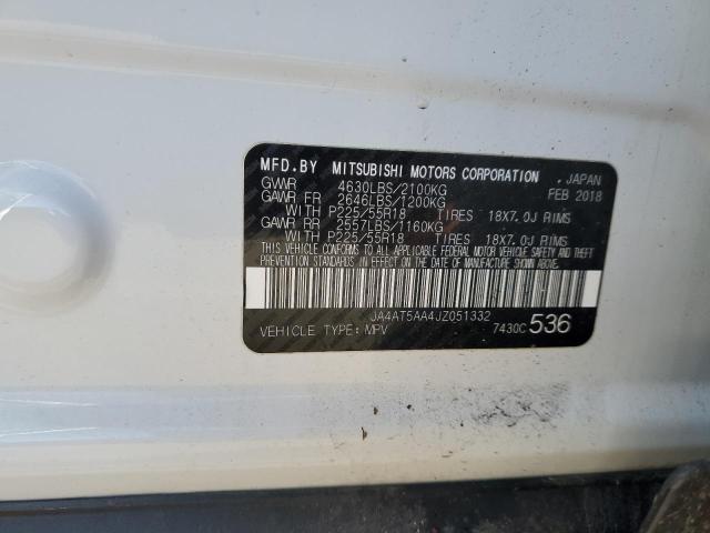 JA4AT5AA4JZ051332 Mitsubishi Eclipse Cross Se