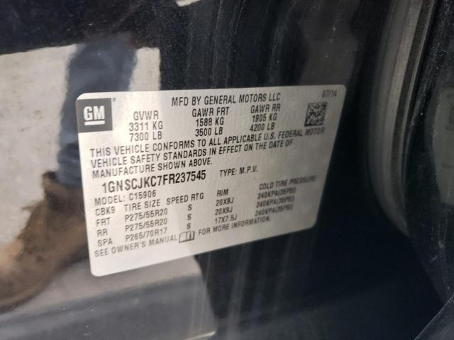 1GNSCJKC7FR237545 Chevrolet Suburban C1500 Lt
