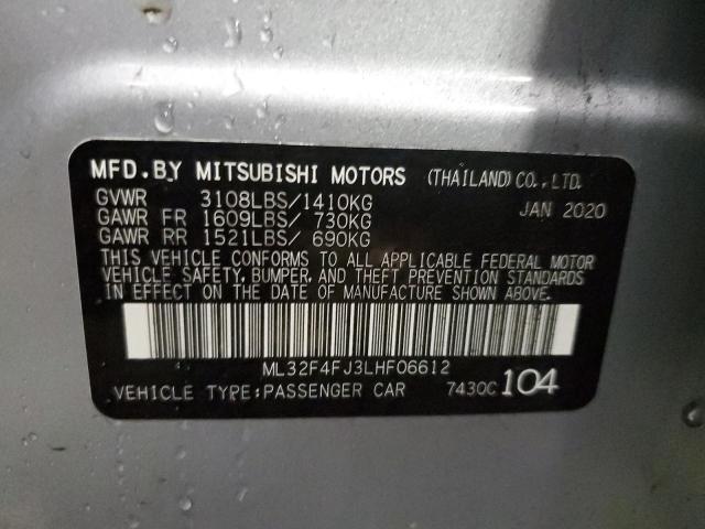 ML32F4FJ3LHF06612 Mitsubishi Mirage G4 Se