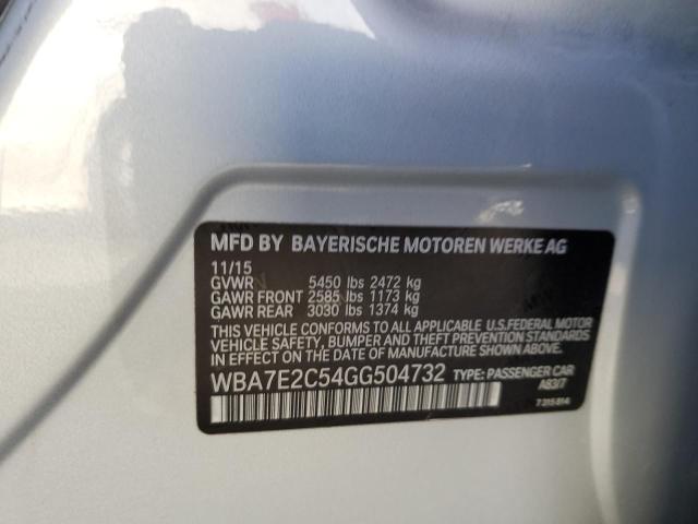 WBA7E2C54GG504732 BMW 740 I