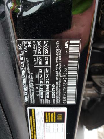 4JGDF7DE3EA293632 Mercedes-Benz Gl 550 4matic