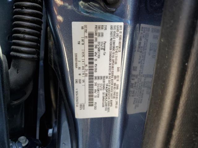 1FADP3M24JL266122 Ford FOCUS SEL