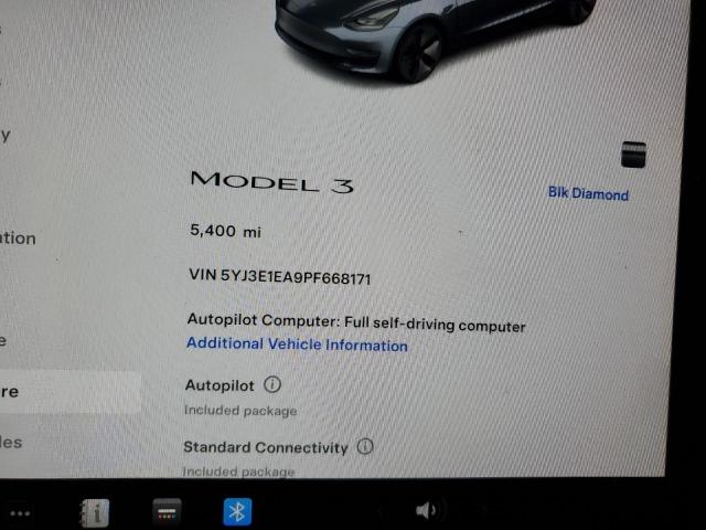 5YJ3E1EA9PF668171 Tesla MODEL 3